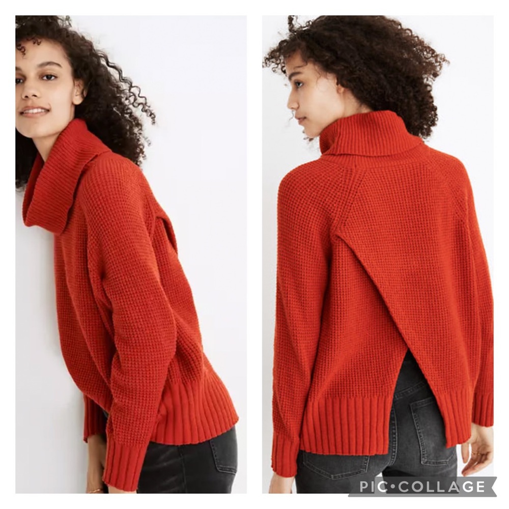 NWT Madewell Eastbrook Cross-Back Sweater